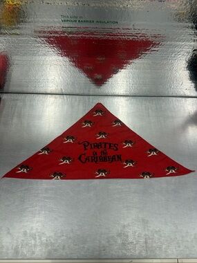 Disney Cruise Line Pirates of The Caribbean Bandana Napkin Scarf in boat costume